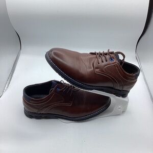 Men’s NWOB New Gatsby Brown Oxford Lisse Dress Shoes Sz 10.5